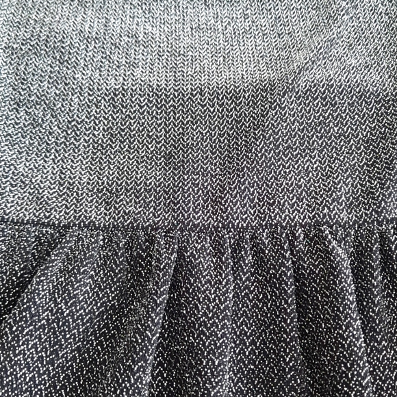 Black Sheer/ Metallic Party Dress - Size Medium - Picture 5 of 7